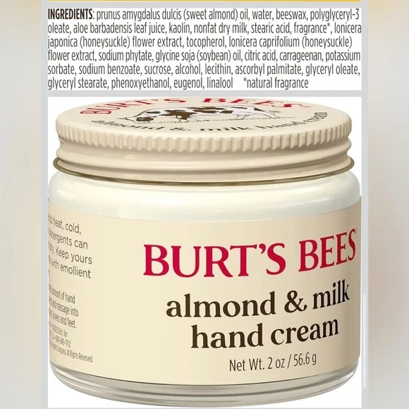 Burt's Bees Almond & Milk Hand Cream - Picture 5 of 5